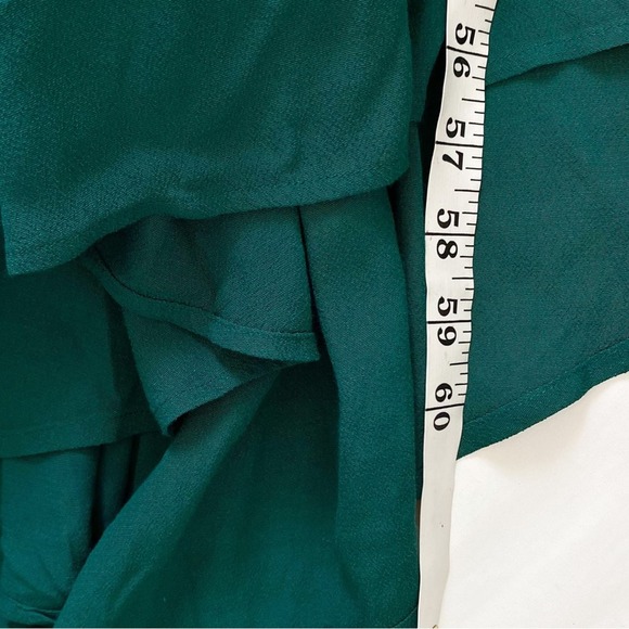Reformation Artemis Emerald Green Backless Dress Size 2 - Picture 9 of 10